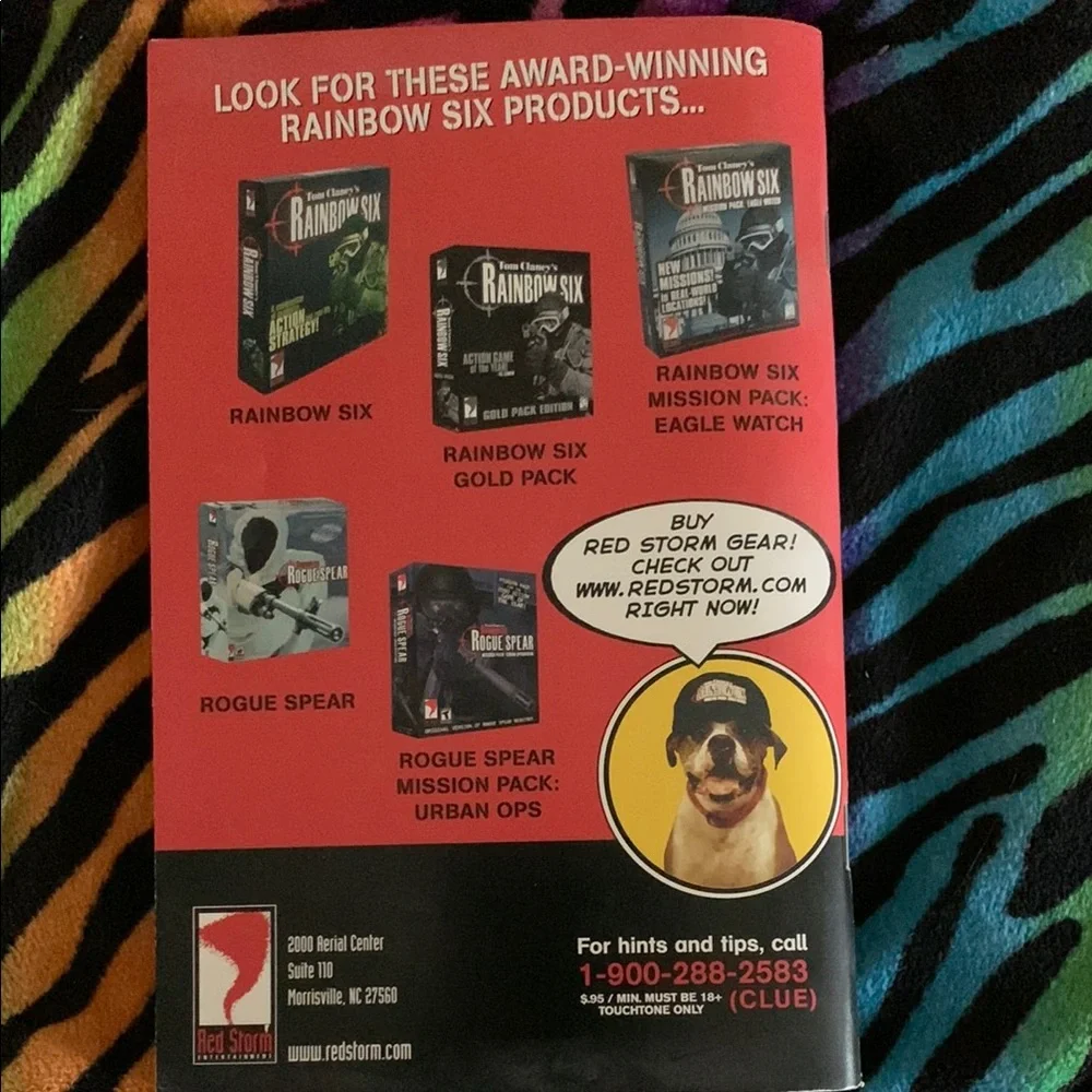 Rainbow Black and Red Gaming Guide for Video Games & Consoles